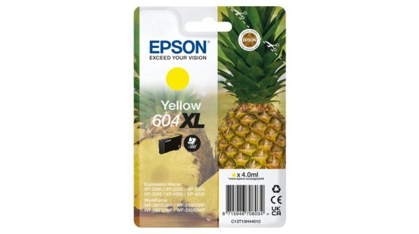 Y-C13T10H44010 | Epson 604XL - Hohe (XL-) Ausbeute - 4 ml - 350 Seiten - 1 Stück(e) - Einzelpackung | C13T10H44010 | Verbrauchsmaterial