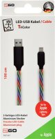 P-797147 | ACV 2GO 797147 - 1 m - USB B - Lightning - Mehrfarbig | Herst. Nr. 797147 | Kabel / Adapter | EAN: 4010425971478 |Gratisversand | Versandkostenfrei in Österrreich