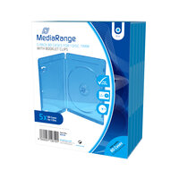 F-BOX38 | MEDIARANGE BOX38 - Blu-ray-Gehäuse - 1 Disks - Blau - Kunststoff - 120 mm - 134 mm | BOX38 | Verbrauchsmaterial