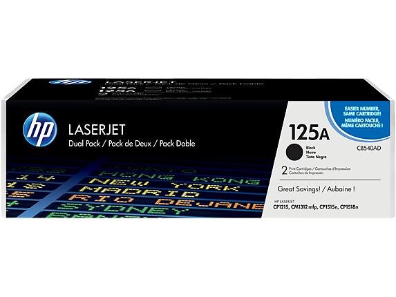 F-CB540AD | HP Color LaserJet 125A - Tonereinheit Original - Schwarz - 2.200 Seiten | CB540AD | Verbrauchsmaterial