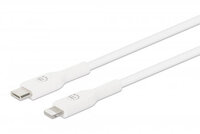 Manhattan USB-C auf Lightn. Apple Sync-/Ladekabel 2 m weiß - Digital/Daten