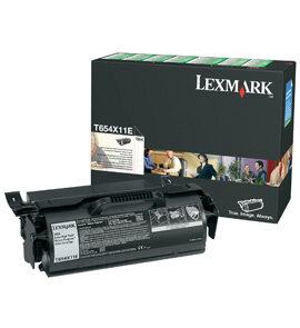 F-T654X11E | Lexmark T654 Extra High Yield Return Program Print Cartridge - Schwarz | T654X11E | Verbrauchsmaterial