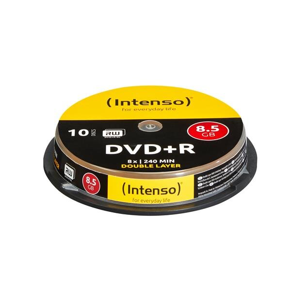 F-4311142 | Intenso DVD+R 8.5GB - DL - 8x - DVD+R DL - 120 mm - Tortenschachtel - 10 Stück(e) - 8,5 GB | 4311142 | Verbrauchsmaterial