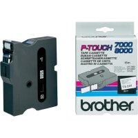 F-TX241 | Brother TX-241 - Schwarz auf weiss - TX - Brother - P-touch PT-7000 - PT-8000 - PT-PC - 1,8 cm - 15 m | TX241 | Verbrauchsmaterial
