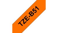 F-TZEB51 | Brother TZe-B51 - Schwarz auf leuchtend Orange - TZe - Grau - Wärmeübertragung - Brother - PT-2430PC - PT-2700 - PT-2730 - PT-9600 - PT-9700PC - PT-9800PCN | TZEB51 | Verbrauchsmaterial | GRATISVERSAND :-) Versandkostenfrei bestellen in Österre