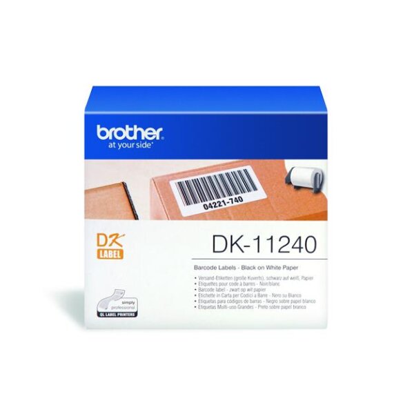 F-DK11240 | Brother DK-11240 - Weiß - DK - 102 x 51mm - 600 Stück(e) | DK11240 | Verbrauchsmaterial