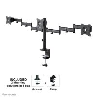 Y-NM-D135D3BLACK | Neomounts by Newstar Select Flachbild Tischhalterung - Klemme /Bolzen - 8 kg - 25,4 cm (10") - 68,6 cm (27") - 100 x 100 mm - Schwarz | NM-D135D3BLACK | Zubehör TFT/LCD-TV |