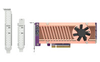 QNAP QM2-2P-384A - PCIe - M.2 - PCIe 3.0 - Braun - Grau -...