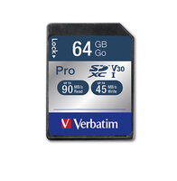 I-47022 | Verbatim PRO - Flash-Speicherkarte - 64 GB | 47022 | Verbrauchsmaterial