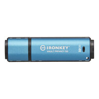 Kingston IronKey Vault Privacy 50 - 32 GB - USB Typ-A - 3.2 Gen 1 (3.1 Gen 1) - 250 MB/s - Kappe - Blau