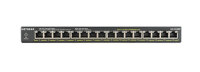 P-GS316PP-100EUS | Netgear GS316PP Unmanaged Gigabit Ethernet (10/100/1000) Power over Ethernet (PoE) Schwarz - Unmanaged - Gigabit Ethernet (10/100/1000) - Vollduplex - Power over Ethernet (PoE) - Rack-Einbau - Wandmontage | GS316PP-100EUS | Netzwerktech