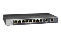 Netgear GS110EMX Managed L2 10G Ethernet (100/1000/10000) Schwarz - Managed - L2 - 10G Ethernet (100/1000/10000) - Rack-Einbau