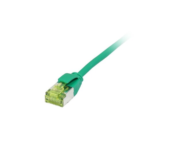 L-S217354V3 | Synergy 21 Patchkabel RJ45 CAT6A 500Mhz 1.5m gruen U/FTP slimline rund d 3.8mm - Netzwerk - CAT 7 cable/RJ45 plug | S217354V3 | Zubehör