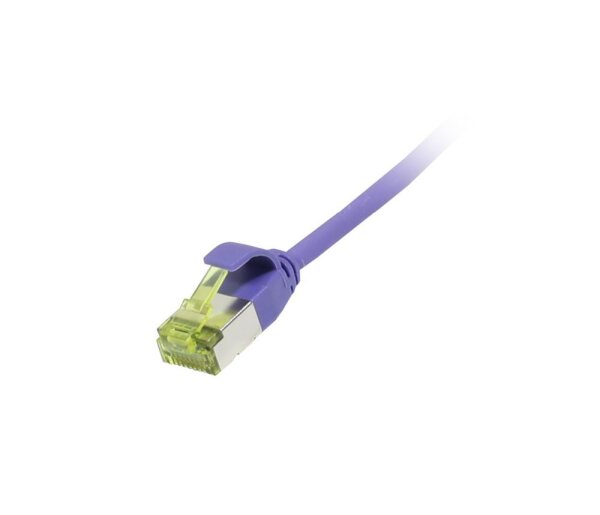 L-S217399V3 | Synergy 21 Patchkabel RJ45 CAT6A 500Mhz 10m lila U/FTP slimline rund d 3.8mm - Netzwerk - CAT 7 cable/RJ45 plug | S217399V3 | Zubehör