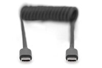 AAK-300431-006-SN | DIGITUS USB 2.0 - USB - C auf USB - C Spiralkabel | Herst. Nr. AK-300431-006-S | Kabel / Adapter | EAN: 4016032482550 |Gratisversand | Versandkostenfrei in Österrreich