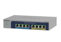 N-MS108UP-100EUS | Netgear MS108UP - Unmanaged - 2.5G Ethernet (100/1000/2500) - Vollduplex - Power over Ethernet (PoE) - Wandmontage | MS108UP-100EUS | Netzwerktechnik