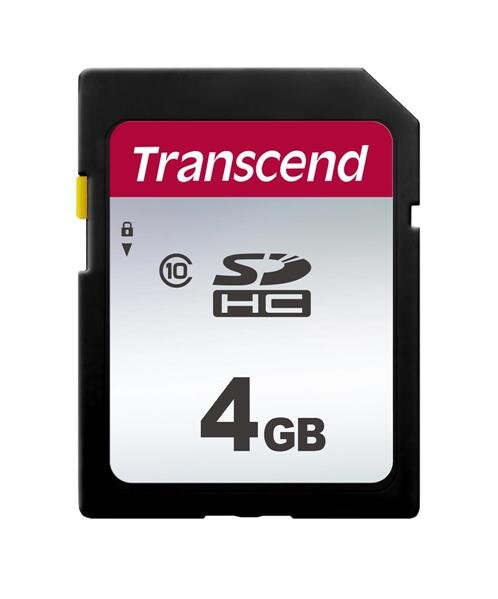 Y-TS4GSDC300S | Transcend SDHC 300S 4GB - 4 GB - SDHC - Klasse 10 - NAND - 20 MB/s - 10 MB/s | TS4GSDC300S | Verbrauchsmaterial