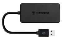 Y-TS-HUB2K | Transcend HUB2 - USB 3.2 Gen 1 (3.1 Gen 1) Type-A - Schwarz - CE/FCC/BSMI/KC/RCM/EAC - USB - 5 V - 0.9 A | TS-HUB2K | Zubehör