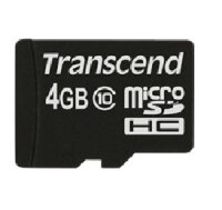 Y-TS4GUSDC10 | Transcend TS4GUSDC10 - 4 GB - MicroSDHC - Klasse 10 - NAND - 90 MB/s - Schwarz | TS4GUSDC10 | Verbrauchsmaterial