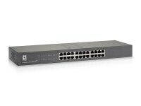 N-GSW-2457 | LevelOne 24-Port-Gigabit-Switch - Unmanaged - Gigabit Ethernet (10/100/1000) - Rack-Einbau | GSW-2457 | Netzwerktechnik