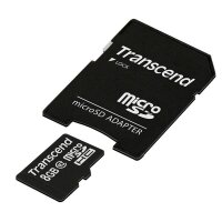 Y-TS8GUSDHC10 | Transcend Ultimate - Flash-Speicherkarte ( microSDHC/SD-Adapter inbegriffen ) - 8 GB | Herst. Nr. TS8GUSDHC10 | Flash-Speicher | EAN: 760557817895 |Gratisversand | Versandkostenfrei in Österrreich