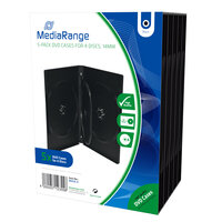 P-BOX35-4 | MEDIARANGE BOX35-4 - DVD-Hülle - 4 Disks - Schwarz - Kunststoff - 120 mm - 136 mm | BOX35-4 |Verbrauchsmaterial