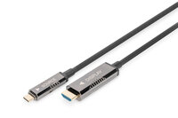 P-AK-330150-200-S | DIGITUS USB-C->HDMI AOC Kabel 20m...