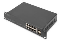 P-DN-80119 | DIGITUS 8-Port Gigabit Switch - 10-Zoll - Unmanaged - 2 Uplinks - Unmanaged - Gigabit Ethernet (10/100/1000) - Vollduplex - Rack-Einbau | DN-80119 | Netzwerktechnik