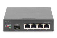 P-DN-80120 | DIGITUS 4-Port Gigabit Network Switch, 1 SFP Uplink | Herst. Nr. DN-80120 | Netzwerkgeräte | EAN: 4016032481003 |Gratisversand | Versandkostenfrei in Österrreich
