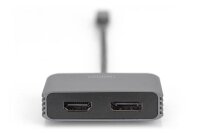 P-DA-70826 | DIGITUS USB Type-C 4K 2in1 DisplayPort + HDMI Grafik-Adapter | Herst. Nr. DA-70826 | Kabel / Adapter | EAN: 4016032478751 |Gratisversand | Versandkostenfrei in Österrreich