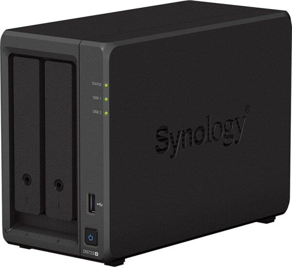 P-DS723+ | Synology DiskStation DS723+ - NAS - Tower - AMD Ryzen - R1600 - Schwarz | DS723+ |Server & Storage