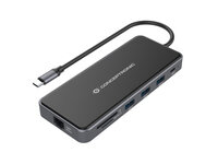 I-DONN15G | Conceptronic Adapter USB-C->2xHDMI GbE PD 2xUSB3.0 SD0.25 gr - Adapter | DONN15G |Zubehör