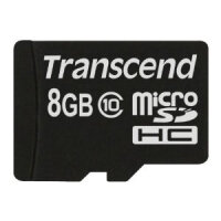 Y-TS8GUSDC10 | Transcend TS8GUSDC10 - 8 GB - MicroSDHC - Klasse 10 - NAND - 90 MB/s - Schwarz | TS8GUSDC10 | Verbrauchsmaterial