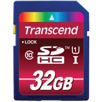 Y-TS32GSDHC10U1 | Transcend 32GB SDHC CL 10 UHS-1 - 32 GB - SDHC - Klasse 10 - MLC - 90 MB/s - Class 1 (U1) | TS32GSDHC10U1 | Verbrauchsmaterial