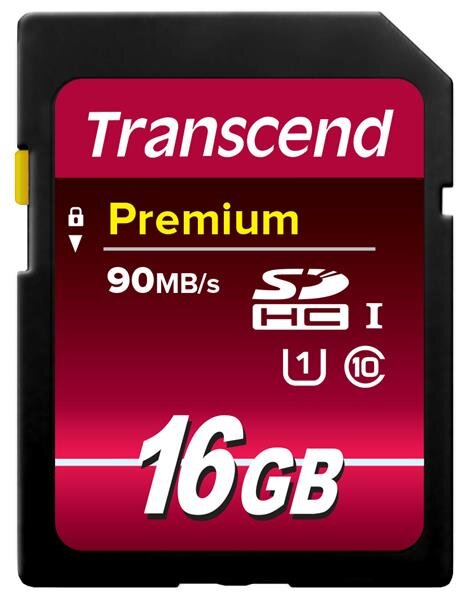 Y-TS16GSDU1 | Transcend 16GB SDHC Class 10 UHS-I - 16 GB - SDHC - Klasse 10 - NAND - 90 MB/s - Class 1 (U1) | TS16GSDU1 | Verbrauchsmaterial