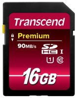 Y-TS16GSDU1 | Transcend 16GB SDHC Class 10 UHS-I - 16 GB...