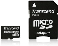 Y-TS16GUSDU1 | Transcend 16GB microSDHC Class 10 UHS-I - 16 GB - MicroSDHC - Klasse 10 - MLC - 90 MB/s - Class 1 (U1) | TS16GUSDU1 | Verbrauchsmaterial