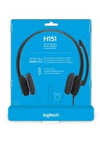 P-981-000589 | Logitech Stereo H151 - Headset - On-Ear | Herst. Nr. 981-000589 | Audio Ein-/Ausgabegeräte | EAN: 5099206057333 |Gratisversand | Versandkostenfrei in Österrreich