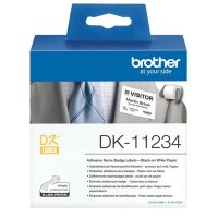 Y-DK11234 | Brother DK-11234 - Weiß - Selbstklebendes Druckeretikett - Entfernbar - Rechteck - Brother QL - 8,6 cm | DK11234 | Verbrauchsmaterial