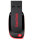 P-SDCZ50-016G-B35 | SanDisk Cruzer Blade - 16 GB - USB Typ-A - 2.0 - Ohne Deckel - 2,5 g - Schwarz - Rot | SDCZ50-016G-B35 |Verbrauchsmaterial