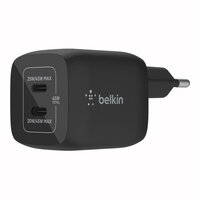 I-WCH011VFBK | Belkin 45W PD PPS Dual USB-C GaN Charger...
