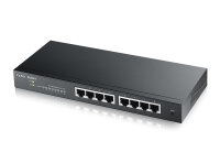 L-GS1900-8-EU0102F | ZyXEL GS1900-8 - Managed - L2 - Gigabit Ethernet (10/100/1000) - Vollduplex - Rack-Einbau | GS1900-8-EU0102F | Netzwerktechnik