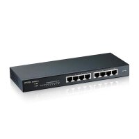 ZyXEL GS1900-8 - Managed - L2 - Gigabit Ethernet (10/100/1000) - Vollduplex - Rack-Einbau