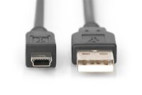 AAK-300108-018-SN | DIGITUS USB 2.0 Anschlusskabel | AK-300108-018-S | Zubehör | GRATISVERSAND :-) Versandkostenfrei bestellen in Österreich