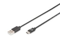 AAK-300148-040-SN | DIGITUS USB Type-C Verbindungskabel, Typ A auf C | AK-300148-040-S | Zubehör