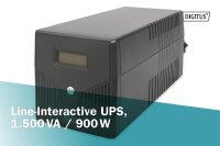 ADN-170075N | DIGITUS Line-Interactive USV, 1500 VA/900 W | Herst. Nr. DN-170075 | Stromversorgung | EAN: 4016032441373 |Gratisversand | Versandkostenfrei in Österrreich