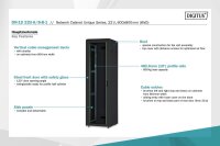 ADN-19-22U-6/8-B-1N | Netzwerkschrank Unique Serie - 600x800 mm (BxT) | DN-19-22U-6/8-B-1 | Netzwerktechnik | GRATISVERSAND :-) Versandkostenfrei bestellen in Österreich