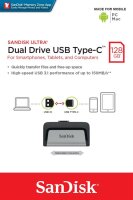 P-SDDDC2-128G-G46 | SanDisk Ultra Dual - USB-Flash-Laufwerk - 128 GB | Herst. Nr. SDDDC2-128G-G46 | Flash-Speicher | EAN: 619659142063 |Gratisversand | Versandkostenfrei in Österrreich