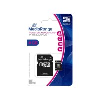 Y-MR956 | MEDIARANGE MR956 - 4 GB - MicroSDHC - Klasse 10 - 15 MB/s - 10 MB/s - Schwarz | MR956 | Verbrauchsmaterial