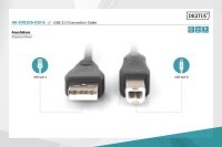AAK-300105-010-SN | DIGITUS USB 2.0 Anschlusskabel | Herst. Nr. AK-300105-010-S | Kabel / Adapter | EAN: 4016032283669 |Gratisversand | Versandkostenfrei in Österrreich